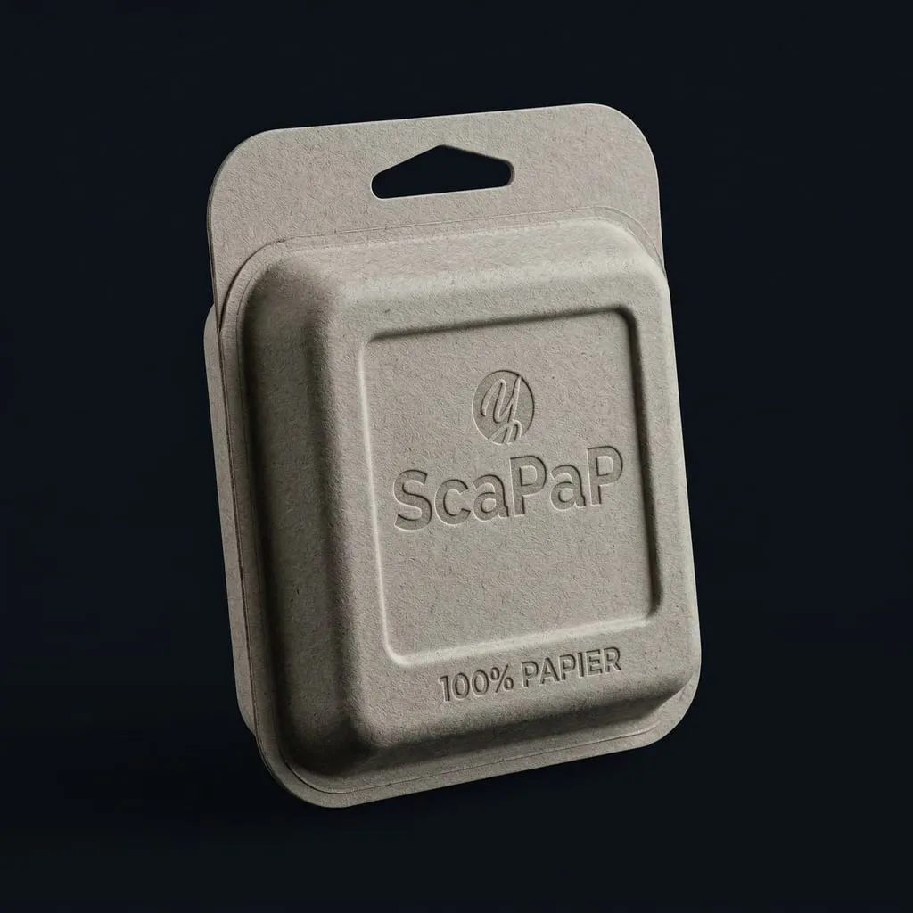 Plastic-free paper seal blister by Scafa Thermoforming